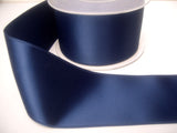 R8137 40mm Royal Navy Blue Double Face Satin Ribbon - Ribbonmoon