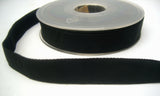 R8263 16mm Black Seam Binding - Ribbonmoon
