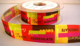 R8273 25mm Printed Taffeta Ribbon by Berisfords, Wire Edge