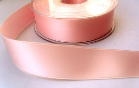 R8352 18mm Pale Rose Pink Double Face Satin Ribbon - Ribbonmoon