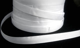R8375 10mm White Polyester Soft Touch Taffeta Ribbon by Berisfords - Ribbonmoon