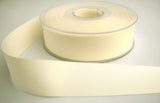 R8393 25mm Ivory Polyester Grosgrain Ribbon