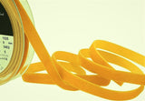 R8608 9mm Gold Yellow Nylon Velvet Ribbon by Berisfords
