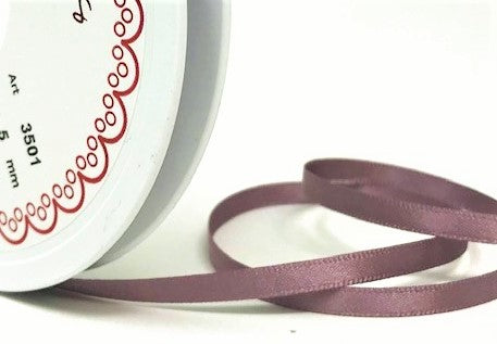 R9216 5mm Lilac Mist Double Face Satin Ribbon by Berisfords