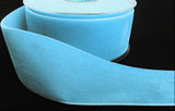 R9382 36mm Saxe Blue Nylon Velvet Ribbon by Berisfords
