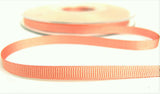 R9402 6mm Rose Gold Pink Polyester Grosgrain Ribbon by Berisfords