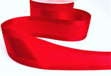 R9438 35mm Red Satin-Grosgrain Taffeta Stripe Ribbon, Berisfords