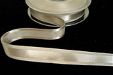 R9441 15mm Silver Grey Satin-Grosgrain Taffeta Stripe Ribbon, Berisfords