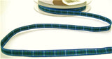 R9549 7mm Douglas Polyester Tartan Ribbon by Berisfords