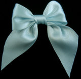 RB003 Pale Blue Satin Ribbon Bow