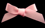 RB119 Light Pink 7mm Single Faced Satin Ribbon Bow by Berisfords - Ribbonmoon