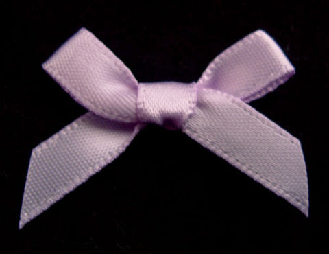 RB123 Light Orchid 7mm Single Faced Satin Ribbon Bow by Berisfords - Ribbonmoon