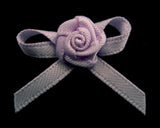 RB150 Light Orchid 3mm Satin Rose Bow by Berisfords - Ribbonmoon