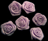 RB166 Light Orchid 13mm Satin Ribbon Rose Bud by Berisfords - Ribbonmoon