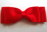 RB178 Red Satin Ribbon Propellor Bow