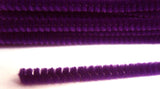 Pipe Cleaner 09 Purple Chenielle Stem 6mm x 31cm (12" inch)