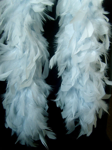 Feather Boa Pale Blue Approx 1.8 metres Long - Ribbonmoon