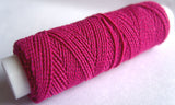 SHIRRING84 Deep Fuchsia Pink Shirring Elastic, 20 Metre Spool - Ribbonmoon