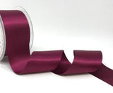 R3706 50mm Wine Double Face Satin Ribbon by Berisfords