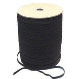 EB12 6mm Black 8 Cord Elastic.