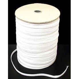 E140 11mm Natural White 16 Cord Elastic.