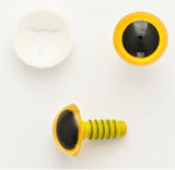 TM74 9mm Yellow Eye for Teddy Bear, Toymaking Etc
