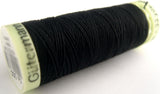 GT000 Top Stitch Gutermann Thick and Strong Polyester Sewing Thread Black - Ribbonmoon