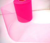 TULLE35 10cm Flourescent Pink Fine Tulle - Ribbonmoon