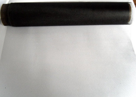 TULLE07 25cm Black Fine Tulle - Ribbonmoon
