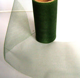 TULLE18 10cm Hunter Green Tulle - Ribbonmoon