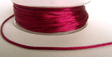 C326 Wine 2mm Silk Satin Rat Tail Cord