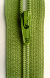 Z2508 YKK 56cm Avacado Green Nylon No.3 Closed End Zip - Ribbonmoon