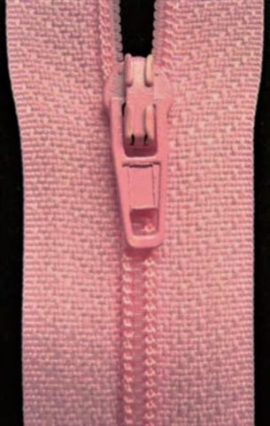 Z3122C 18cm Deep Baby Pink Nylon No.3 Closed End Zips