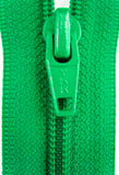 Z3604 YKK 76cm Rich Parakeet Green Nylon No.5 Open End Zip