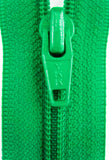 Z3604 YKK 76cm Rich Parakeet Green Nylon No.5 Open End Zip