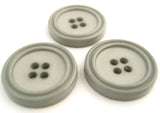 B14073 23mm China Blue Gloss Nylon 4 Hole Button