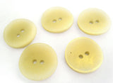B14779 18mm Natural Cream and Tonal Gold Satin Sheen 2 Hole Button