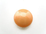 B15559 14mm Apricot Pearlised Gloss Shimmer Nylon Shank Button