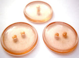 B16255 22mm Clear Pink Tinted 2 Hole Button