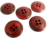 B17129 20mm Tonal Deep Claret Soft Sheen 4 Hole Button