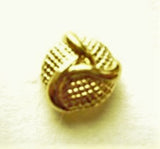 B17263 11mm Gilded Gold Poly Shank Button