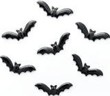 B18208 33mm Black Bat Halloween Novelty Childrens 2 Hole Button