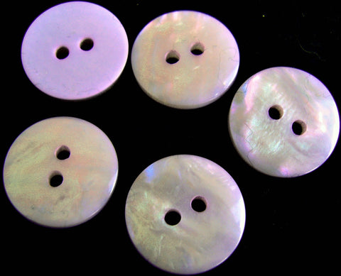 B6994 18mm Lilac Tonal Mother of Pearl Look 2 Hole Button