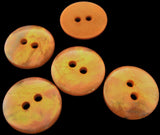 B8468 18mm Apricot Tonal Mother of Pearl Look 2 Hole Button