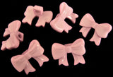 B8493 16mm Pale Pink Bow Shape Novelty Shank Button