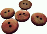 B8513 18mm Brown-Wine Tonal Mother of Pearl Look 2 Hole Button