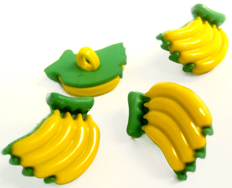 B17769  18mm Bunch Of Bananas Novelty Childrens Shank Button