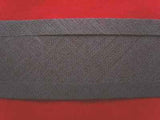 BB035 25mm Prep School Grey 100% Cotton Bias Binding Tape