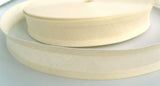 BB061 16mm Cream 100% Cotton Bias Binding Tape