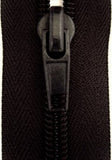 Z3451 147cm Black Extra Long Open End No.5 Zip